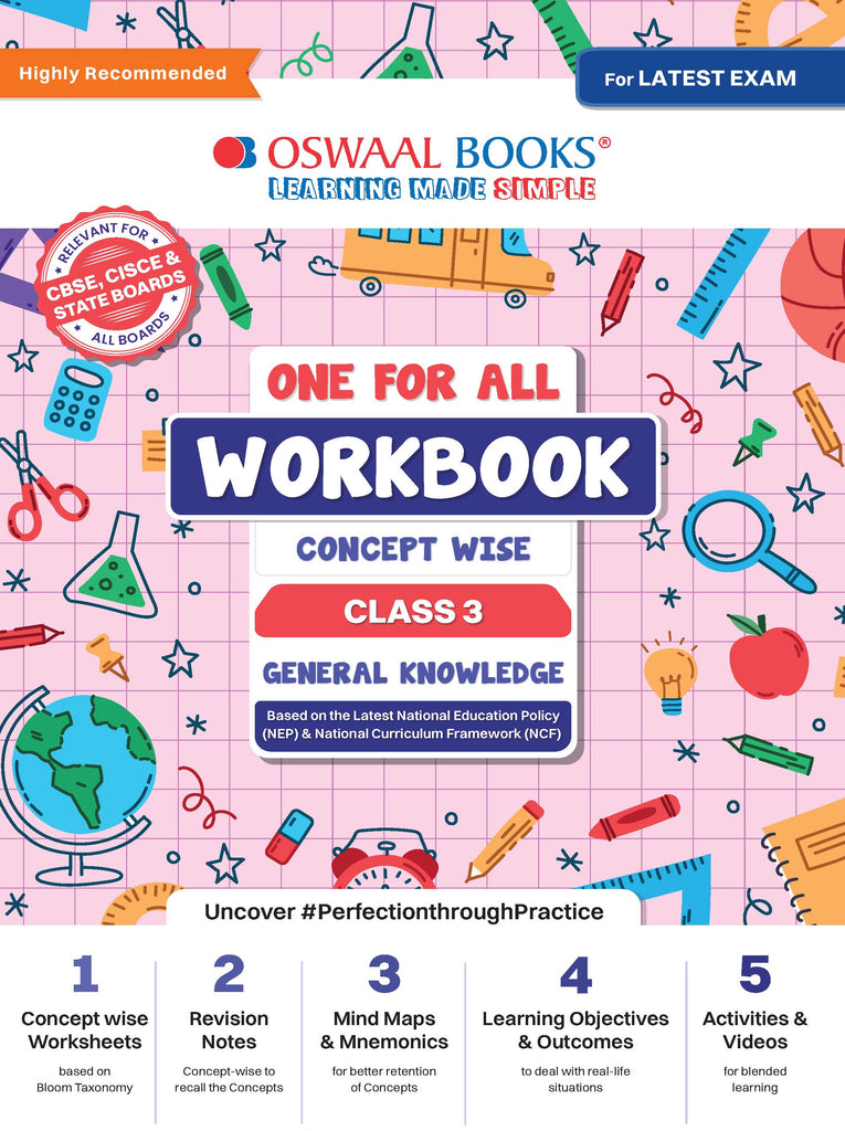 One For All Workbook Concept Wise Class-3 General Knowledge (For Latest Exam)