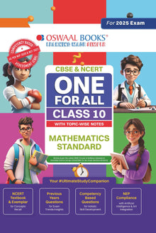 CBSE & NCERT One for All Class 10 Mathematics (Standard) | With Topic Wise Notes For 2025 Board Exam