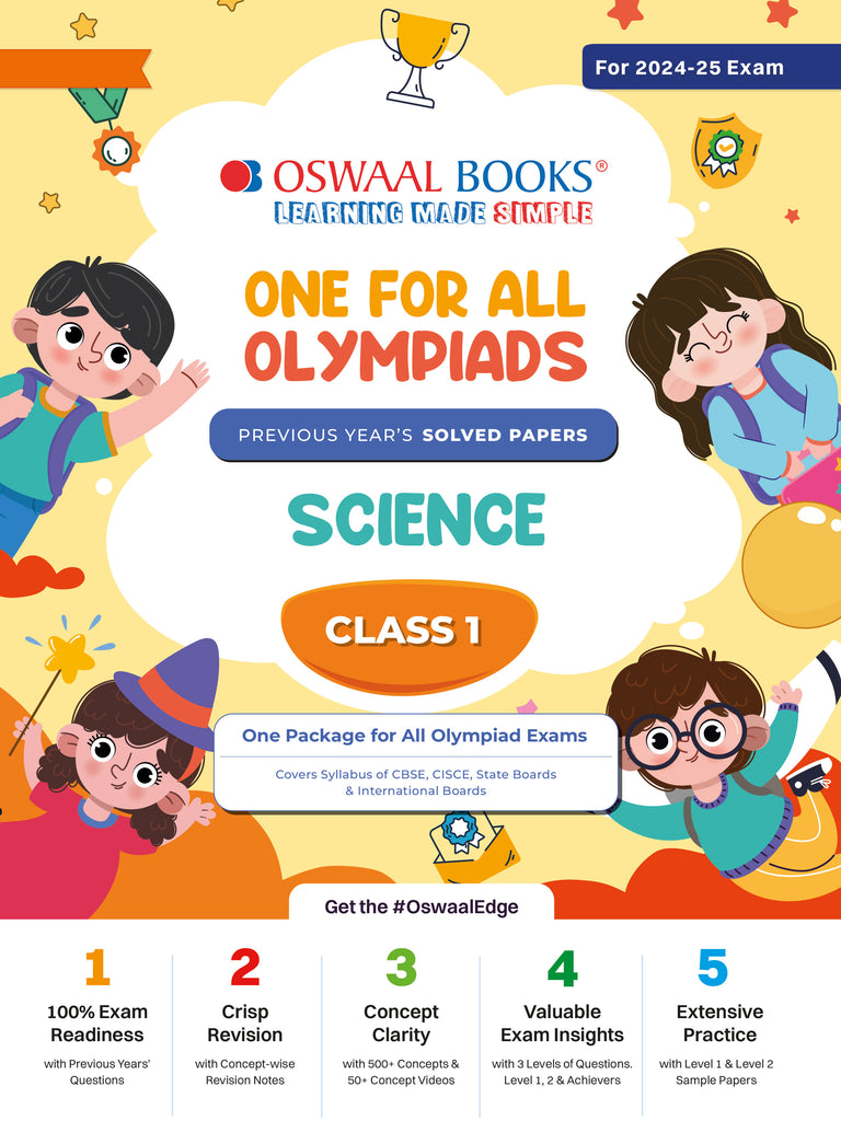One For All Olympiad Class 1 Science | Previous Years Solved Papers | For 2024-25 Exam
