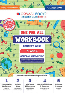 One For All Workbook Concept Wise Class-4 General Knowledge (For Latest Exam)