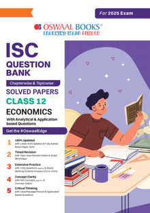 ISC Question Bank Class 12 Economics | Chapterwise | Topicwise | Solved Papers | For 2025 Board Exams