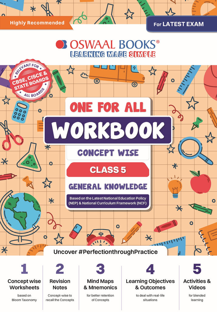 One For All Workbook Concept Wise Class-5 General Knowledge (For Latest Exam)