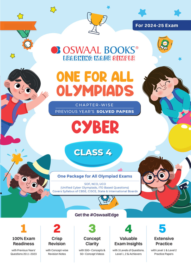 One For All Olympiad Class 4 Cyber | Previous Years Solved Papers | For 2024-25 Exam