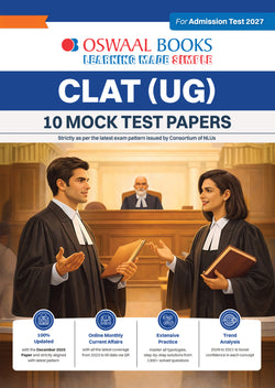 CLAT (UG) (Common Law Admission Test) | 10 Mock Test Papers | For 2027 Admission Test