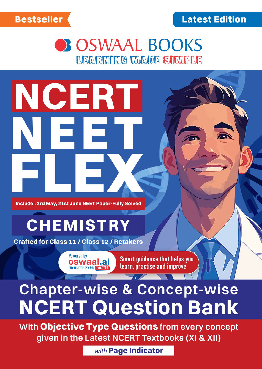 Cover of NCERT NEET FLEX Chemistry by Oswaal Books