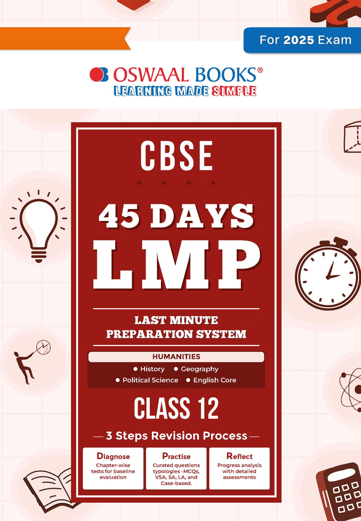 Last Minute Preparation in 45 days for CBSE Class-12 Humanities (For 2025 Exam)