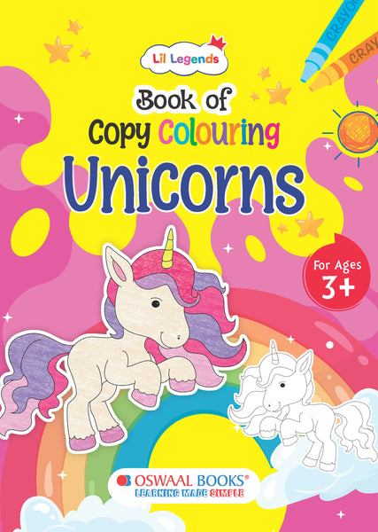 Lil Legends: Book of Copy Colouring, Unicorns