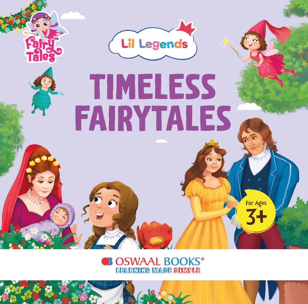 Lil Legends Timeless Fairy Tales Story Book (Illustrated) for Kids | Moral, English, Short, Bedtime 5 Stories for Children (3+ Age)