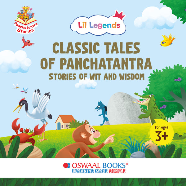 Lil Legends Classic Tales of Panchatantra Book for Kids | Stories of Wit and Wisdom | Moral, English, Short, Bedtime 5 Stories for Children (3+ Age)