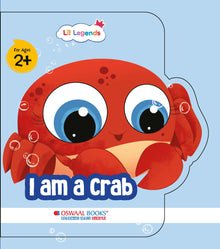 Lil Legends Shaped Board Books: Sea Animals: Crab