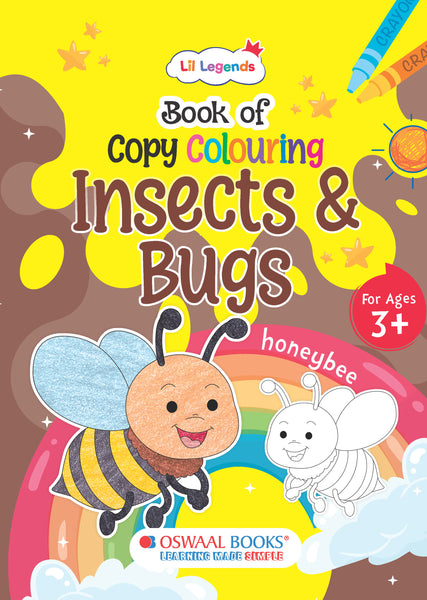 Lil Legends: Book of Copy Colouring, Insects & Bugs