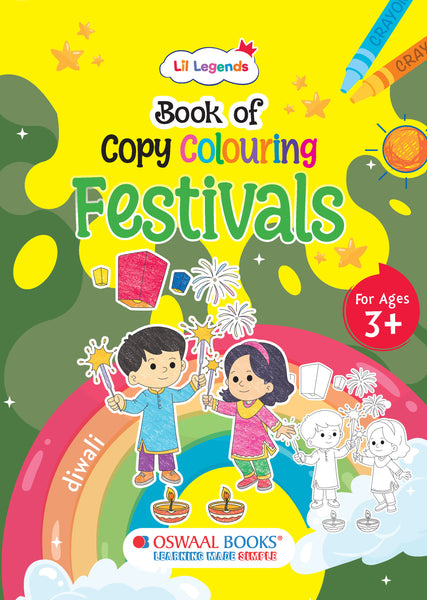 Lil Legends: Book of Copy Colouring, Festivals