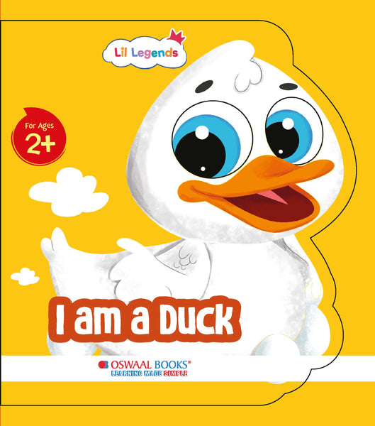 Lil Legends Shaped Board Books: Farm Animals: Duck