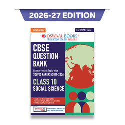 CBSE Class 10 Social Science Question Bank | Chapter & Topic-wise Solved Papers (2017-2026) | Based on Latest Syllabus (April 2026) | Includes 2026 Papers | For 2027 Exam