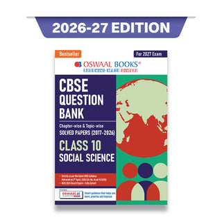 CBSE Class 10 Social Science Question Bank | Chapter & Topic-wise Solved Papers (2017-2026) | Based on Latest Syllabus (April 2026) | Includes 2026 Papers | For 2027 Exam