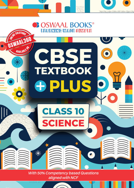 CBSE Textbook Plus Science For Class 10 | With 50% competency-based Questions aligned with NCF | Includes Previous Years’ Exam Questions With Mnemonics and Mind Maps (For 2026 Exam)