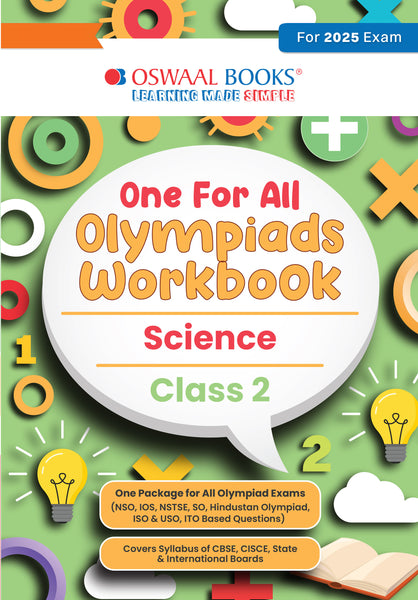 One for All Olympiads Workbook Class 2 Science For 2025 Exam