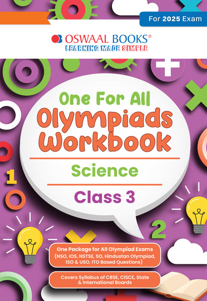 One for All Olympiads Workbook Class 3 Science For 2025 Exam