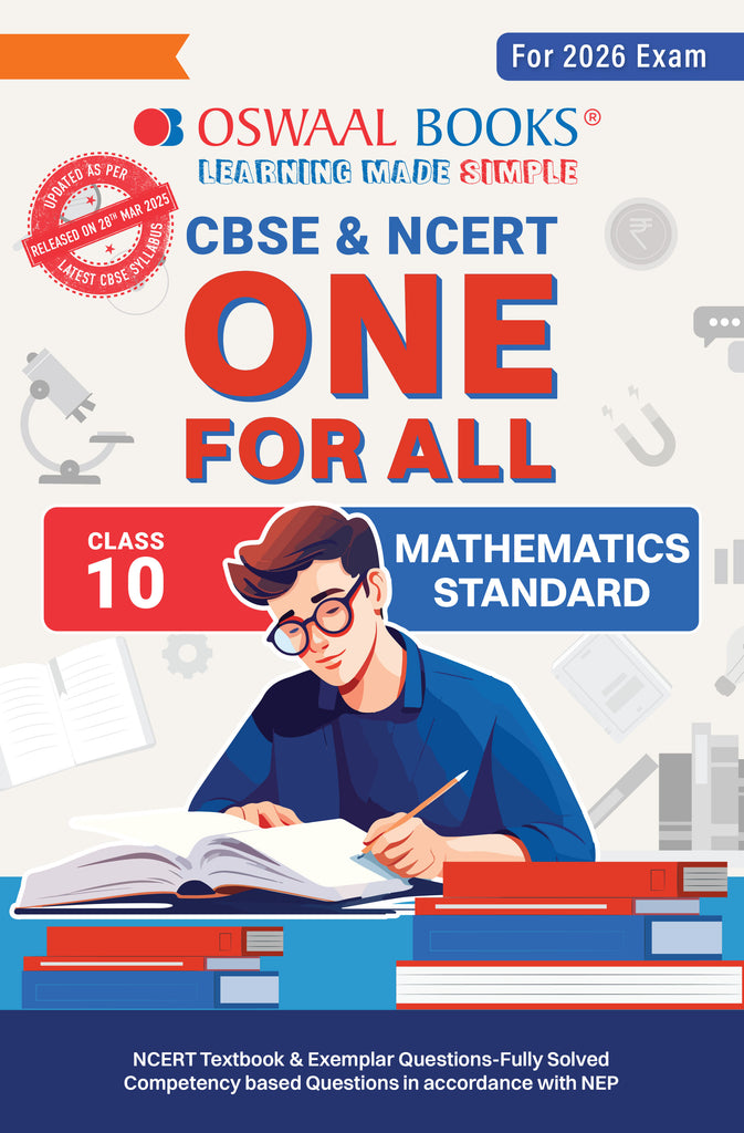 CBSE & NCERT One for All Class 10 Mathematics Standard (For 2026 Exam)