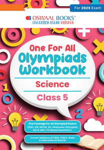 One for All Olympiads Workbook Class 5 Science For 2025 Exam