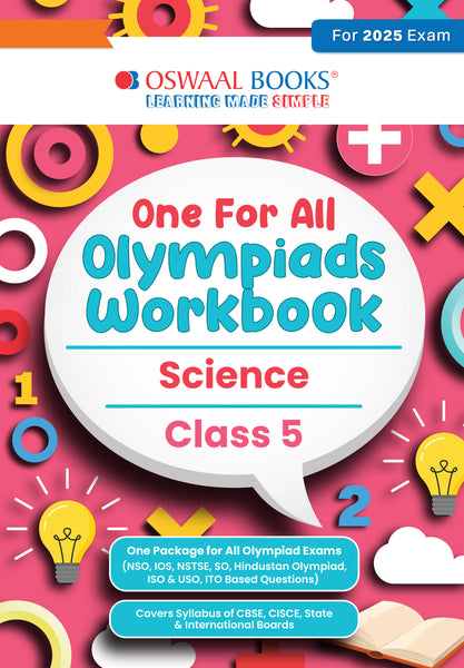 One for All Olympiads Workbook Class 5 Science For 2025 Exam