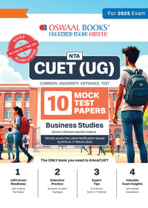 NTA CUET (UG) 10 Mock Test Papers | Section II Business Studies (For 2025 Exam) | With New Syllabus & Pattern Released on 1st March 2025