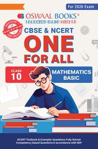 CBSE & NCERT One for All Class 10 Mathematics Basic (For 2026 Exam)