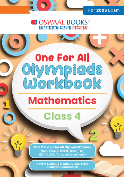 One for All Olympiads Workbook Class 4 Mathematics For 2025 Exam