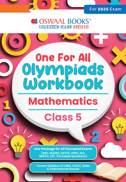 One for All Olympiads Workbook Class 5 Mathematics For 2025 Exam