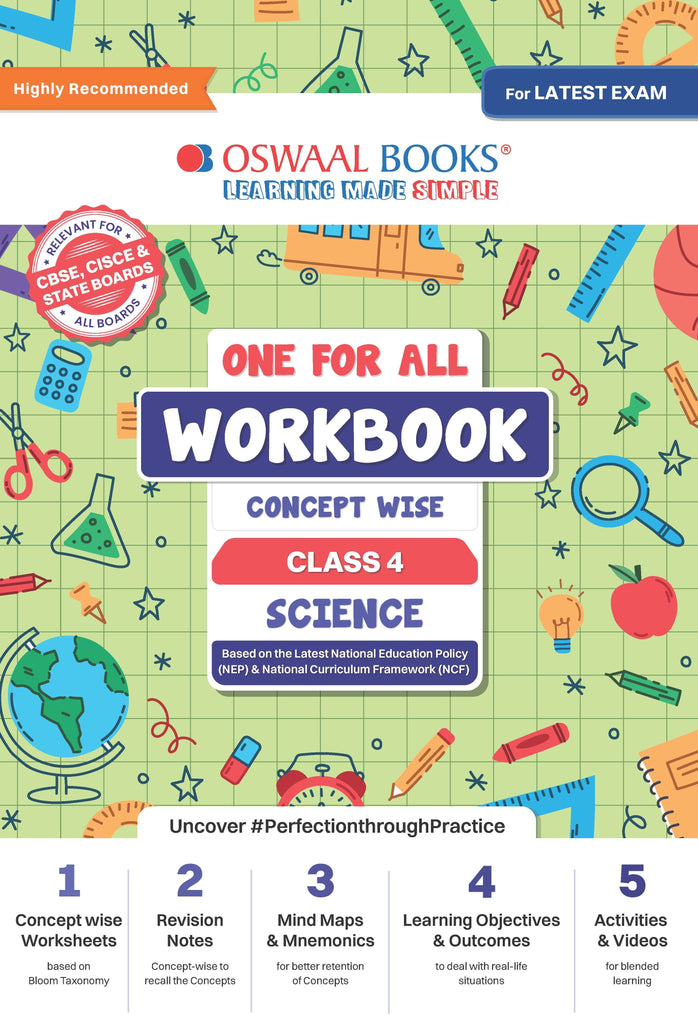 One For All Workbook Concept Wise Class-4 Science (For Latest Exam)