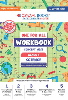 One For All Workbook Concept Wise Class-4 Science (For Latest Exam)