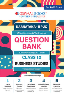 Karnataka 2nd PUC Question Bank Class 12 Business Studies | Chapterwise & Topicwise Previous Solved Papers (2017-2024) | For Board Exams 2025