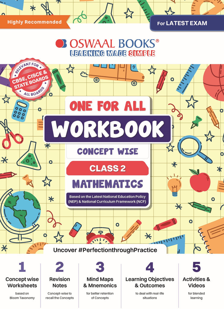 One For All Workbook Concept Wise Class-2 Mathematics (For Latest Exam)