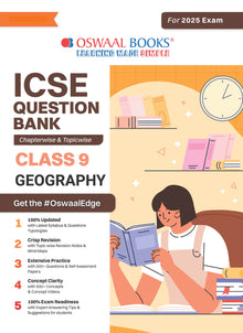 ICSE Question Bank Class 9 Geography | Chapterwise | Topicwise  | Solved Papers  | For 2025 Exams