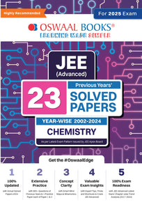 JEE Advanced 23 Years' Year-Wise Solved Papers (2002-2024) | Chemistry | For 2025 Exam