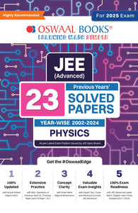 JEE Advanced 23 Years' Year-Wise Solved Papers (2002-2024) | Physics | For 2025 Exam