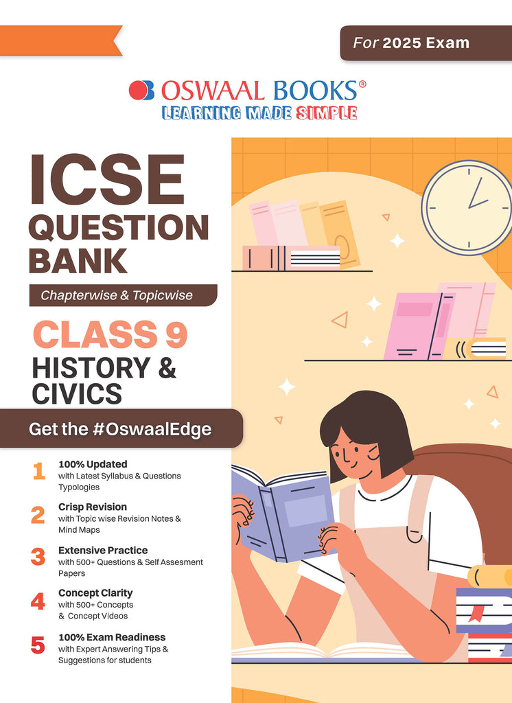 ICSE Question Bank Class 9 History & Civics | Chapterwise | Topicwise  | Solved Papers  | For 2025 Exams