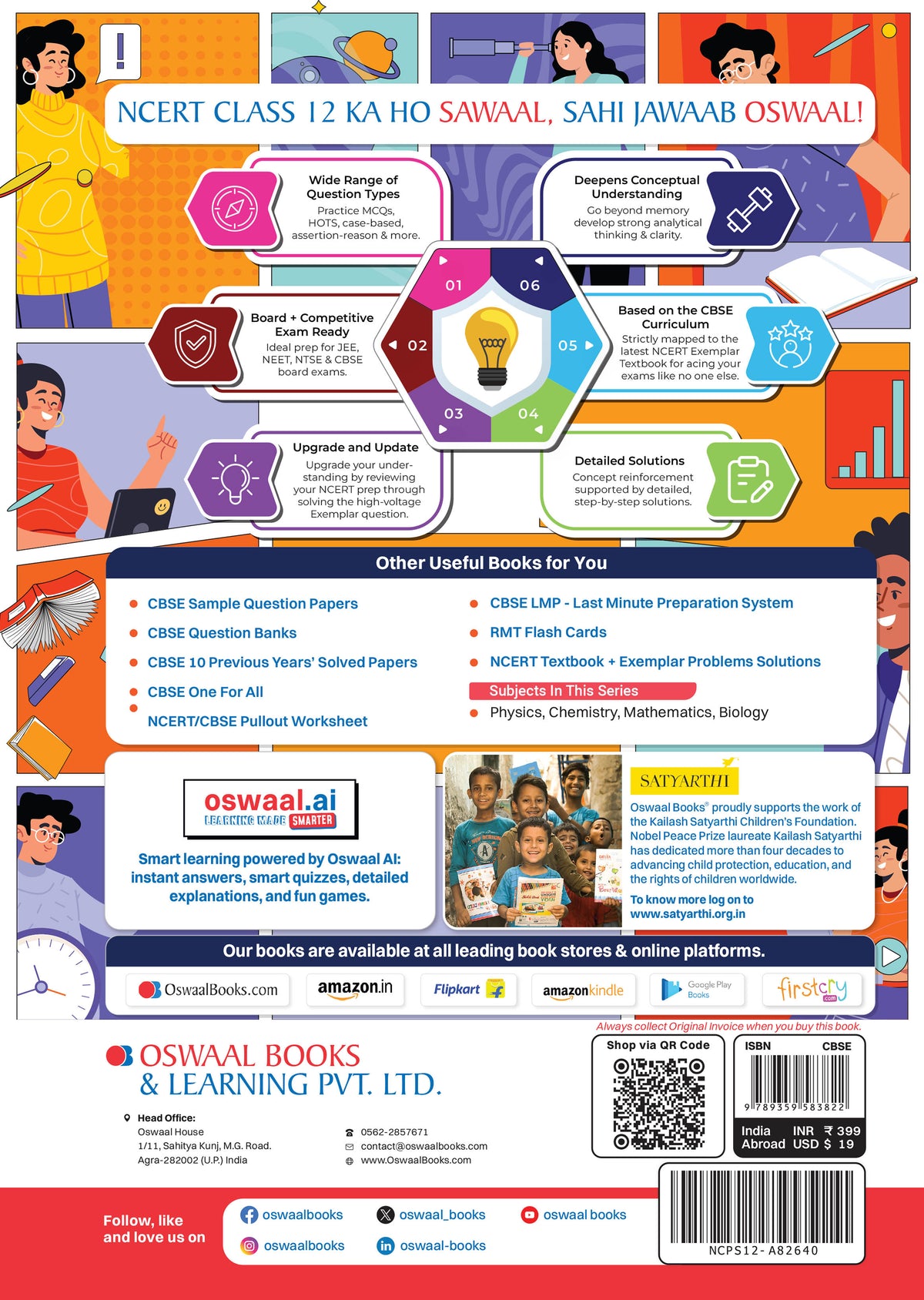NCERT Exemplar (Problems - Solutions) Class 12 Physics Book For Latest Board Exam