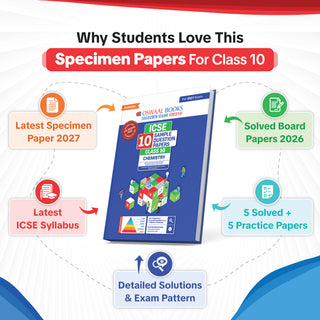 ICSE | 10 Sample Question Papers | Class 10 | Chemistry (For 2027 Exam) | Includes – Board Paper 2026 & Specimen 2027 | With On Tips Notes, Mind Maps & Oswaal AI