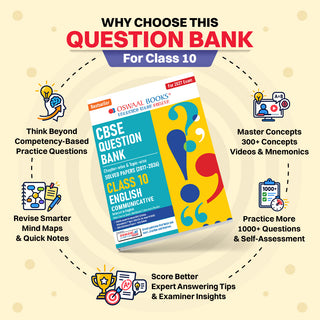 CBSE Class 10 English Communicative Question Bank | Chapter & Topic-wise Solved Papers (2017-2026) | Based on Latest Syllabus (April 2026) | Includes 2026 Papers | For 2027 Exam