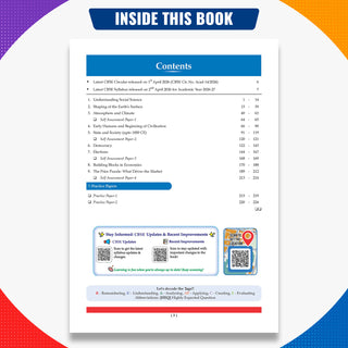 CBSE Class 9 Social Science Part-1 Question Bank Chapter-wise & Topic-wise | Based on new NCERT Textbook Understanding Society India & Beyond | Includes Competency-Based Question, Self-Assessment