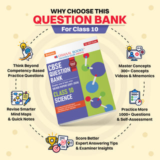 CBSE Class 10 Science Question Bank | Chapter & Topic-wise Solved Papers (2017-2026) | Based on Latest Syllabus (April 2026) | Includes 2026 Papers | For 2027 Exam