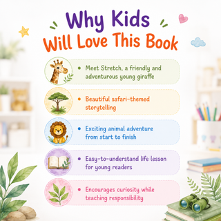 Austin Macauley, Lil legends, A Life Lessons for Kids, A Giraffe Called Stretch