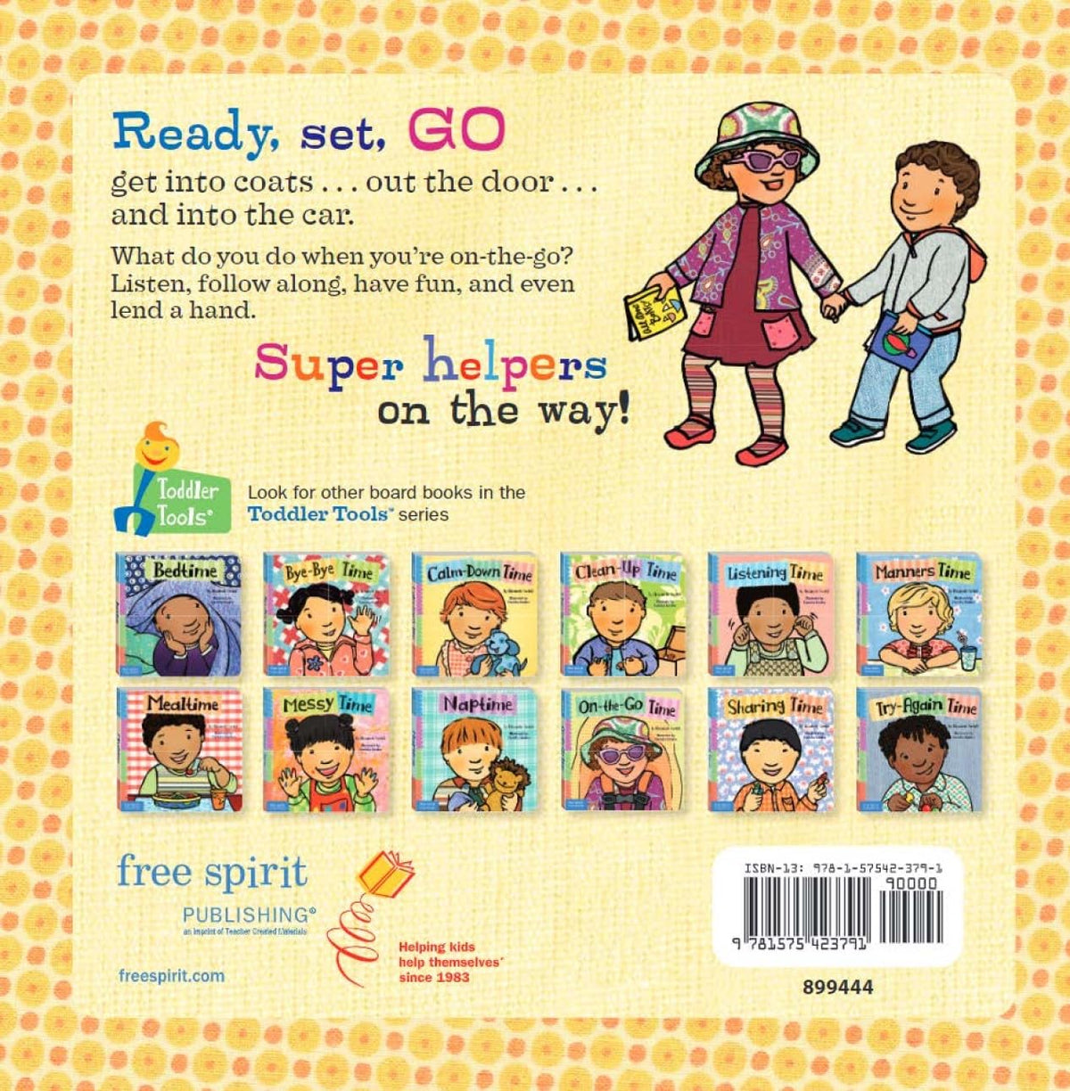 On-the-Go Time (Toddler Tools Series) â€” Gentle Board Book for Toddlers (Ages 1â€“3 yrs) | Build Calm Transitions & Travel-Ready Behaviour | by Free Spirit Publishing