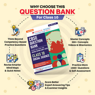 CBSE Class 10 Social Science Question Bank | Chapter & Topic-wise Solved Papers (2017-2026) | Based on Latest Syllabus (April 2026) | Includes 2026 Papers | For 2027 Exam