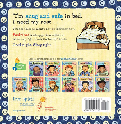 Bedtime (Toddler Tools Series) â€” Gentle Board Book for Toddlers (Ages 1â€“3 yrs) | Establish Calm Sleep & Night-Routines | by Free Spirit Publishing