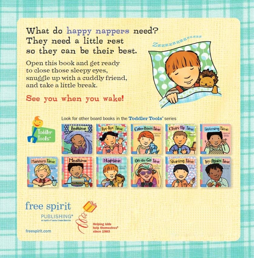 Naptime (Toddler Tools Series) â€” Gentle Board Book for Toddlers (Ages 1â€“3 yrs) | Build Calm Sleep & Rest Habits | by Free Spirit Publishing