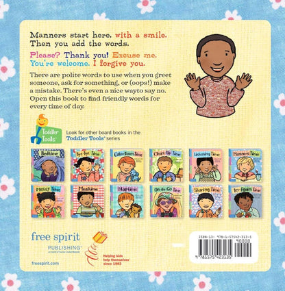 Manners Time (Toddler Tools Series) â€” Gentle Board Book for Toddlers (Ages 1â€“3 yrs) | Build Everyday Sharing & Kind Behaviour | by Free Spirit Publishing