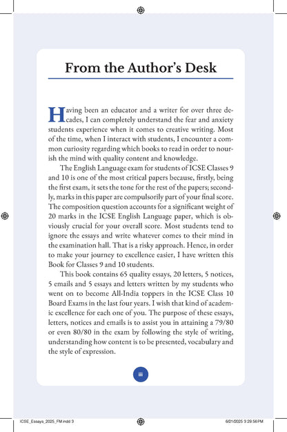 ICSE Write English Right with Sudhir Sir: Compositions, Letters, Notices & Emails Made Easy (Classes 9 & 10)