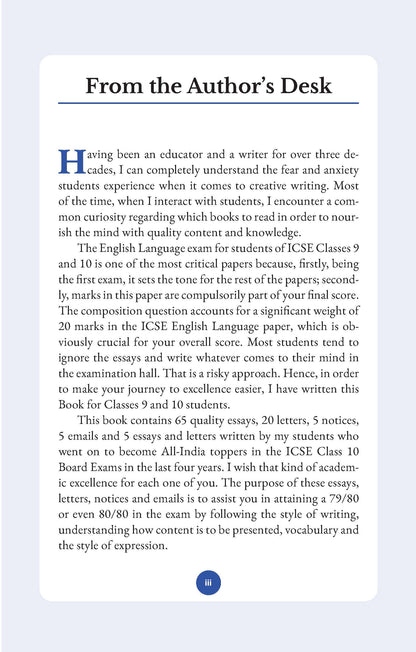 ICSE Write English Right with Sudhir Sir: Compositions, Letters, Notices & Emails Made Easy (Classes 9 & 10)